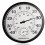 Nizirioo Grand thermomètre d'extérieur 2 en 1 - Analogique - 2 en 1 - Thermomètre extérieur de 25