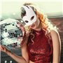 YYQQ 12 Pièces Décorer Masque Blanc, DIY Blanc Masques, Masques en Papier à Peindre, Masques en Carton Blanc, Masques en Papier