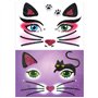 2 Autocollants Pour Visage De Chat