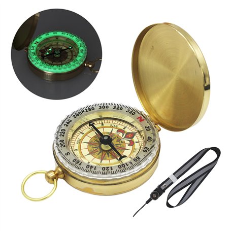 1 boussole en métal