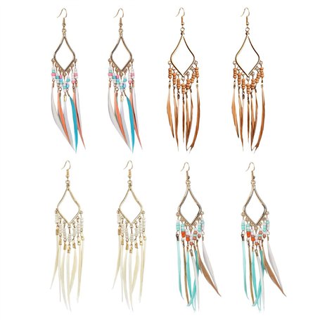 OAOSDH 4 Paires De Boucles d'oreilles Boho
