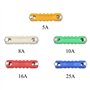 WMYCONGCONG Lot de 200 Fusibles de voiture Fusible automobile européen 5A 8A 10A 16A 25A pour voitures classiques Ancien style, 