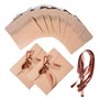 Vordas 30 Pièces Rétro Papier Kraft Enveloppe avec Ruban