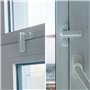 4 Pièces de verrouillage de fenêtre, fenêtre Boucle verrouillage de fenêtre Verre de porte verrouillage de porte en aluminium ve