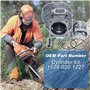 AUMEL 50mm Kit Piston Cylindre Piston 12mm pour le Stihl MS440 044, écrou de goujon de barre de tronçonneuse, remplacer 1128 020