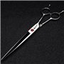 Japon 7 pouces Ciseaux de coiffeur Salon de coiffure Studio Professional outils de modelage Micro-bent Tête de coupe Ciseaux + c