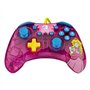 Manette de jeu - Nintendo Switch - Peach Rock candy - Filaire - PDP - Rose