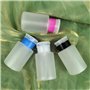 Distributeurs de Pompe de Dissolvant de Vernis à Ongles，4 Pièces 150ml Transparent Flacon Pompe Vide Bouteille en Plastique Vide