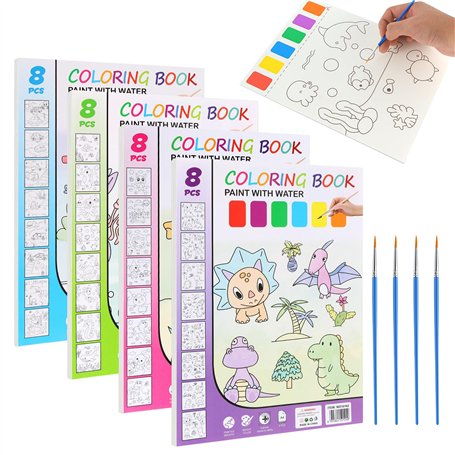 Chiluxendo 32 Pages Feutres Coloriage Kits de Loisirs Créatifs