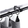 VORCOOL 2pcs Réglable Tringle à Rideau Support de Poteau Draperie Tringle Supports pour Tige 1 Pouce 15-22mm