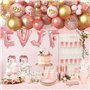 Kit EVJF Decoration: Vaisselle et Ballons pour Bride to Be et Team Bride - Gobelet pour Enterrement de Vie de Jeune Fille (16 In