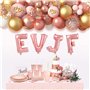 Kit EVJF Decoration: Vaisselle et Ballons pour Bride to Be et Team Bride - Gobelet pour Enterrement de Vie de Jeune Fille (16 In