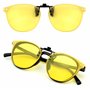 CREYESTAL Clip Lunettes Conduite de Nuit Polarisées