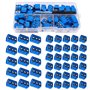 RUNCCI-YUN 80 Pièces 300V 15A Bornier à Vis Connecteur à Vis de PCB (bleu) 2 Broches (Pin) et 3 Broches (Pin)