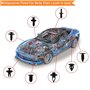 DaskFire 450 PCS Rivet Clips Plastique Vehicle Clips Agrafe Plastique Rivets pour Auto Voitures Panneaux de Portes avec Boîte De