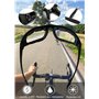GUODSKHOO 3 Paires Lunettes de Soleil Homme Sport vtt Lunette Cyclisme Lunettes de Vélo Protection Lumière Lunettes de Vision No