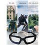 GUODSKHOO 3 Paires Lunettes de Soleil Homme Sport vtt Lunette Cyclisme Lunettes de Vélo Protection Lumière Lunettes de Vision No