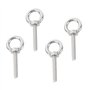 Dtoterul Anneau de Levage M10 - 4 Pièces Boulons à Oeil en Acier Inoxydable 304 - Vis de Levage à Filetage Mâle