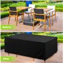 Housse de Salon de Jardin,Housse de Protection Extérieure 210D,Housse de Meubles de Jardin Imperméable et Anti-Déchirure en Tiss