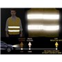 Hitopin Gilet de Sécurité Réfléchissant Haute Visibilité - 10 Pièces - Pour Conducteurs et Travailleurs Unisexe