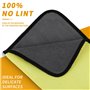 Lot de 6 Chiffons en Microfibre pour Voiture - 600 GSM - Chiffon en Microfibre - Chiffons de séchage Ultra Doux - Convient pour