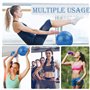 AOOTUERL Ballon Pilates 22cm, Pilates Ballon de Gymnastique, Ballon Fitness Yoga Balle de Gym d'exercice Pilates Ball, Swiss Bal