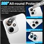 Bihizei Verre Trempé pour Honor 400, 2 Pièces Film Protection écran et 1 Pièce Caméra Arrière Protecteur, sans Bulles, Double Pr