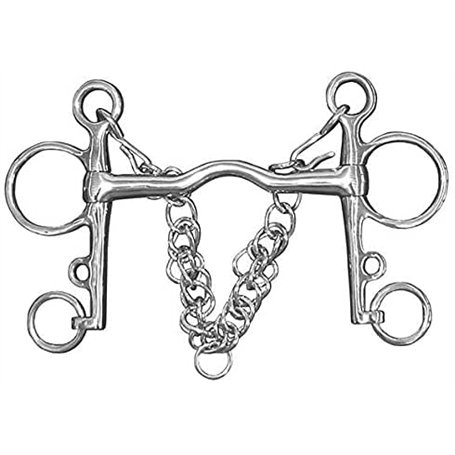 Namvo Mors Pelham pour chevaux en acier inoxydable