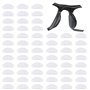 Chudian 30 Paires Coussinet de Nez Adhésif Plaquettes de Nez de Lunette
