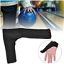 Alomejor De Bowling Poignées de Sport de Protection Convient Doigt Droite Gauche(Noir)