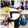 Alomejor De Bowling Poignées de Sport de Protection Convient Doigt Droite Gauche(Noir)