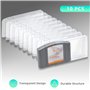 Mcbazel LOT 10 N64 Housse de Protection Transparentes étui de Rangement Cartes de Jeu Anti-Poussière pour Nintendo N64