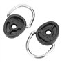 6Pcs D Anneaux Oeillet d'Arrimage Kit, Kayak D Bague Canoë D Boucle Cravate Vers le Bas de la Boucle de Sécurité Pont Accessoire