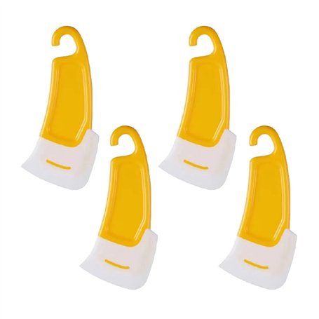 Spatule de Nettoyage de Casserole en Silicone Grattoir Résistant à la Chaleur Spatule Anti Adhérent Grattoir de Cuisine Antiadhé