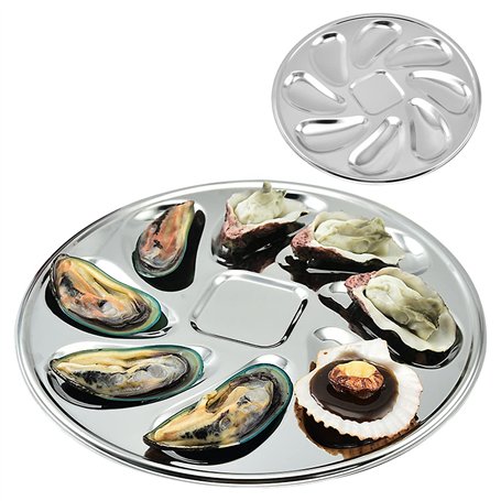 Forreen Assiette à Huîtres