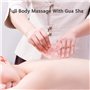 rouleau de massage gua sha visage, guasha pour Visage Massage visage gua sha corps massage et relaxation pour le visage, le cou 