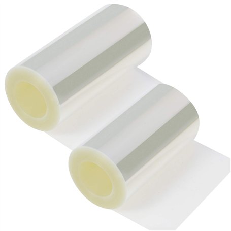 metagio Lot de 2 Rouleaux Rhodoid Pâtisserie 10cm x 8cm 10cm x 10cm Collier à Gâteau Transparent Cercle et Cadre de Pâtisserie p
