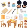 37 Pièces De Accessoires Miniatures De Maison De Poupée Kit