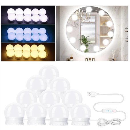 NVIYAM 10 LED lumiere Miroir