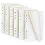 270 Feuilles A5 Recharge Papier en Quadrillé 6 Trous Vierge Feuillets Mobiles pour A5 Carnet Rechargeable Remplacer Pages Intéri