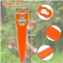Chuancheng Lot de 80 Lames en Plastique débroussailleuse sans Fil pour STIHL FSA 45 Polycut 2-2