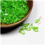 Perles de feuilles en acrylique,100 pièces breloques transparentes en acrylique feuille verte Vert Transparent Acrylique Feuille
