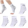Lot de 4 paires de chaussettes de compression des pieds Nano Neuropathie Chaussettes de soutien Chaussettes de compression Chaus
