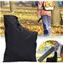 Sac Collection Feuilles Sac à Feuilles Sous Vide Sac à Feuilles avec Cordon de Serrage Sac pour Aspirateur Souffleur Universel,S