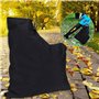 Sac Collection Feuilles Sac à Feuilles Sous Vide Sac à Feuilles avec Cordon de Serrage Sac pour Aspirateur Souffleur Universel,S