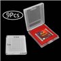 Boîtiers pour Gameboy,9 PCS Claires Enveloppes de Protection,Boîte de Protection Kompatibel Schutz Spiel Cartouche Boîtier de Pr