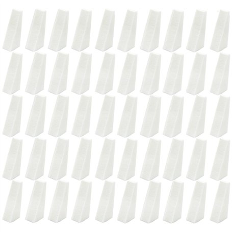 Lot de 50 éponges de maquillage réutilisables pour nail art
