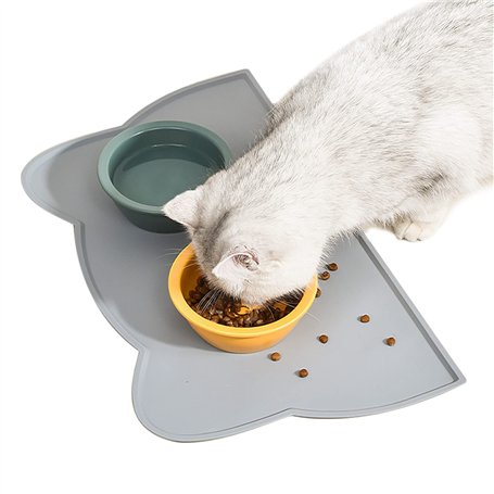 1 tapis de nourriture pour animaux de compagnie