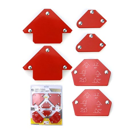 QWORK® 6 Pièces Aimant Soudure