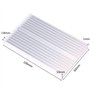 Dissipateur Thermique 100x60x10mm Dissipateur de Chaleur en Aluminium avec 16Pcs Ailettes Haute Puissance pour Transistors à Sem